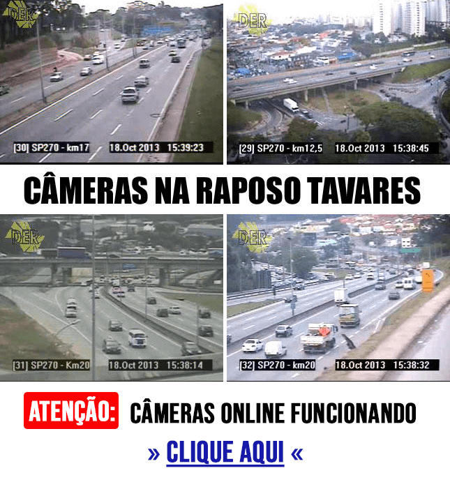 Cameras ao vivo Raposo Tavares na Vila Sônia